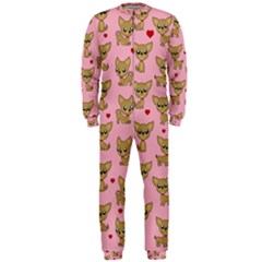 Chihuahua Pattern Onepiece Jumpsuit (men)  by Valentinaart