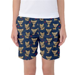 Chihuahua Pattern Women s Basketball Shorts by Valentinaart