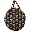 Chihuahua pattern Giant Round Zipper Tote View1