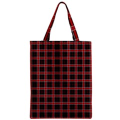 Coke Tartan Zipper Classic Tote Bag by jumpercat