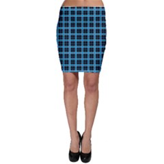 Deep Sea Tartan Bodycon Skirt by jumpercat