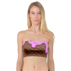 Chocolate And Strawberry Icecream Bandeau Top by jumpercat