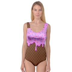 Chocolate And Strawberry Icecream Princess Tank Leotard  by jumpercat