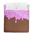 Chocolate And Strawberry Icecream Duvet Cover Double Side (Full/ Double Size) View2