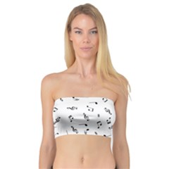 Music Tones Light Bandeau Top by jumpercat