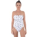 Music Tones Light Tie Back One Piece Swimsuit View1