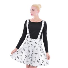 Music Tones Light Suspender Skater Skirt by jumpercat