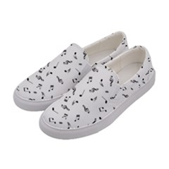 Music Tones Light Women s Canvas Slip Ons by jumpercat