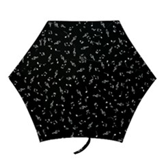 Music Tones Black Mini Folding Umbrellas by jumpercat