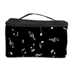 Music Tones Black Cosmetic Storage Case by jumpercat