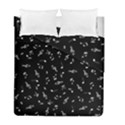 Music Tones Black Duvet Cover Double Side (Full/ Double Size) View2