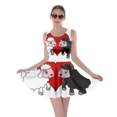 Valentines Day - Sheep  Skater Dress by Valentinaart