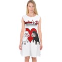 Valentines day - Sheep  Capsleeve Midi Dress View1