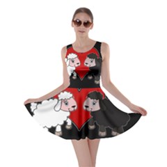 Valentines Day - Sheep  Skater Dress by Valentinaart