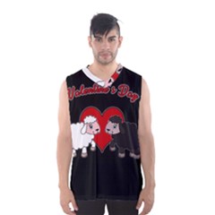 Valentines Day - Sheep  Men s Basketball Tank Top by Valentinaart