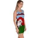 Valentines day - Sheep  Bodycon Dress View3