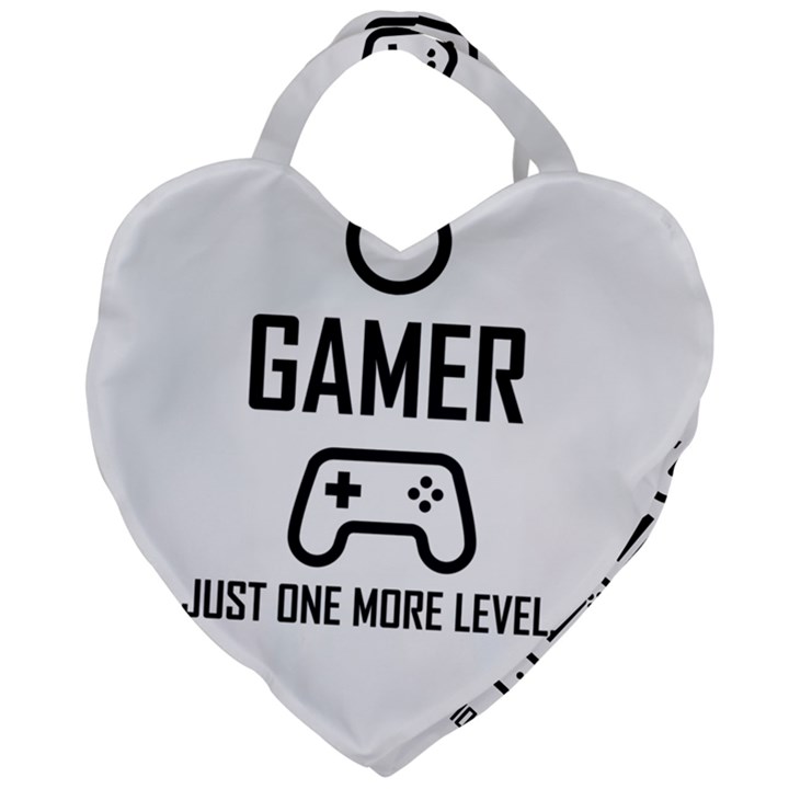 Gamer Giant Heart Shaped Tote