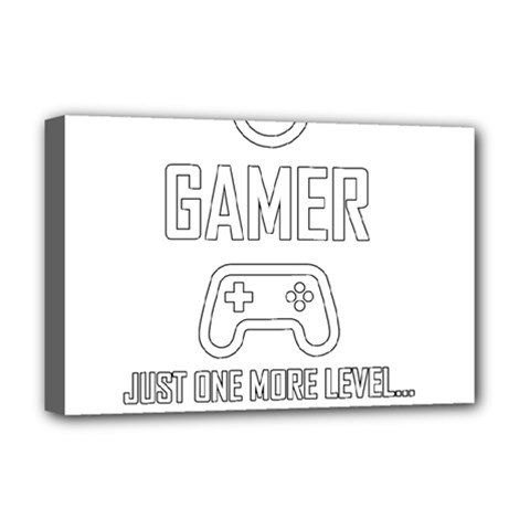 Gamer Deluxe Canvas 18  X 12   by Valentinaart