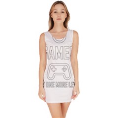 Gamer Bodycon Dress by Valentinaart