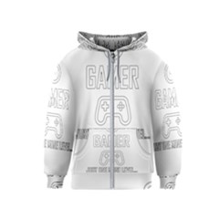 Gamer Kids  Zipper Hoodie by Valentinaart