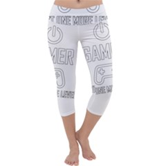 Gamer Capri Yoga Leggings by Valentinaart