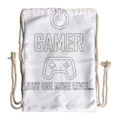 Gamer Drawstring Bag (large) by Valentinaart