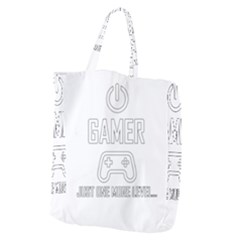 Gamer Giant Grocery Zipper Tote by Valentinaart