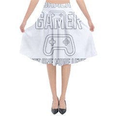 Gamer Flared Midi Skirt by Valentinaart