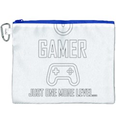 Gamer Canvas Cosmetic Bag (xxxl) by Valentinaart