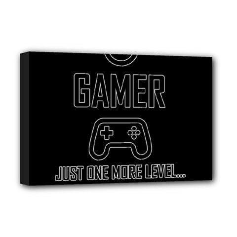 Gamer Deluxe Canvas 18  X 12   by Valentinaart