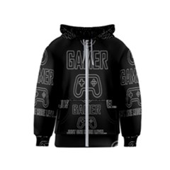 Gamer Kids  Zipper Hoodie by Valentinaart