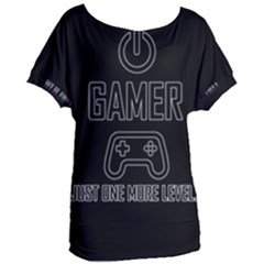 Gamer Women s Oversized Tee by Valentinaart