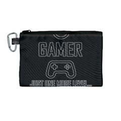 Gamer Canvas Cosmetic Bag (medium) by Valentinaart