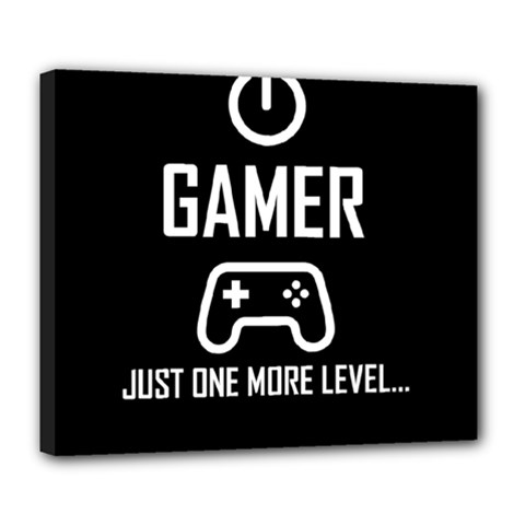 Gamer Deluxe Canvas 24  X 20   by Valentinaart