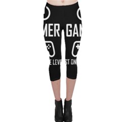 Gamer Capri Leggings  by Valentinaart