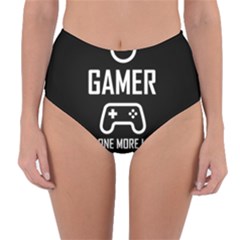 Gamer Reversible High-waist Bikini Bottoms by Valentinaart