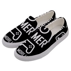 Gamer Men s Canvas Slip Ons by Valentinaart