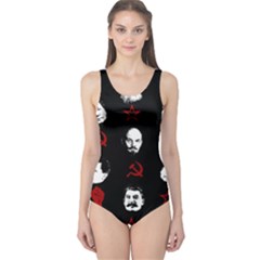 Communist Leaders One Piece Swimsuit by Valentinaart