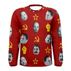 Communist Leaders Men s Long Sleeve Tee by Valentinaart