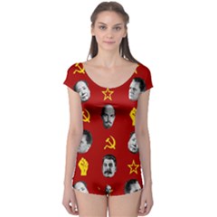 Communist Leaders Boyleg Leotard  by Valentinaart