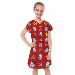 Communist Leaders Kids  Drop Waist Dress by Valentinaart