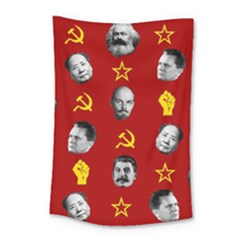 Communist Leaders Small Tapestry by Valentinaart