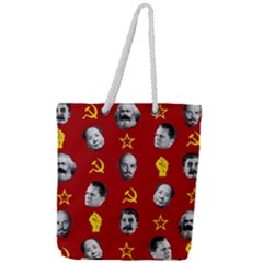 Communist Leaders Full Print Rope Handle Tote (large) by Valentinaart