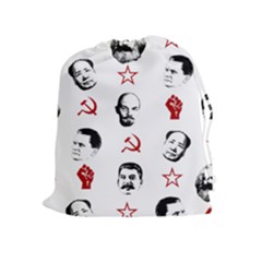 Communist Leaders Drawstring Pouches (extra Large) by Valentinaart