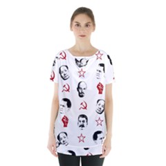 Communist Leaders Skirt Hem Sports Top by Valentinaart