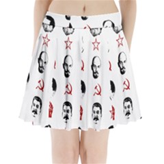 Communist Leaders Pleated Mini Skirt by Valentinaart