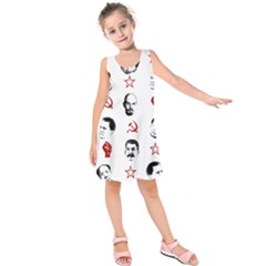 Communist Leaders Kids  Sleeveless Dress by Valentinaart