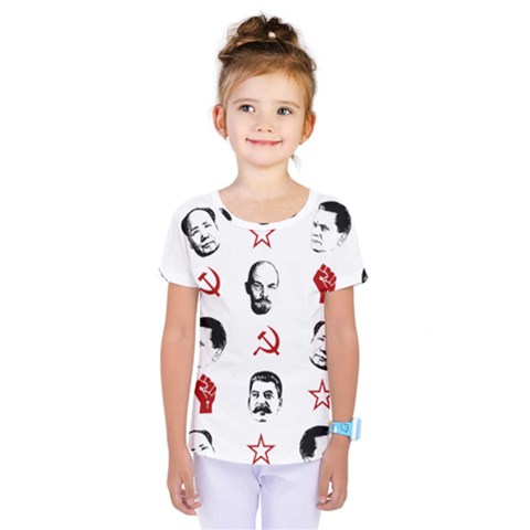 Communist Leaders Kids  One Piece Tee by Valentinaart