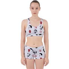 Communist Leaders Work It Out Sports Bra Set by Valentinaart