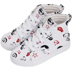 Communist Leaders Kid s Hi-top Skate Sneakers by Valentinaart